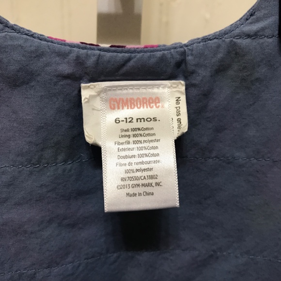 Gymboree Blue Polka-dot with Pink Flower Overalls - Picture 8 of 8